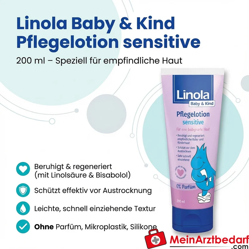 Linola Baby & Kind Pflegelotion sensitive, 200ml