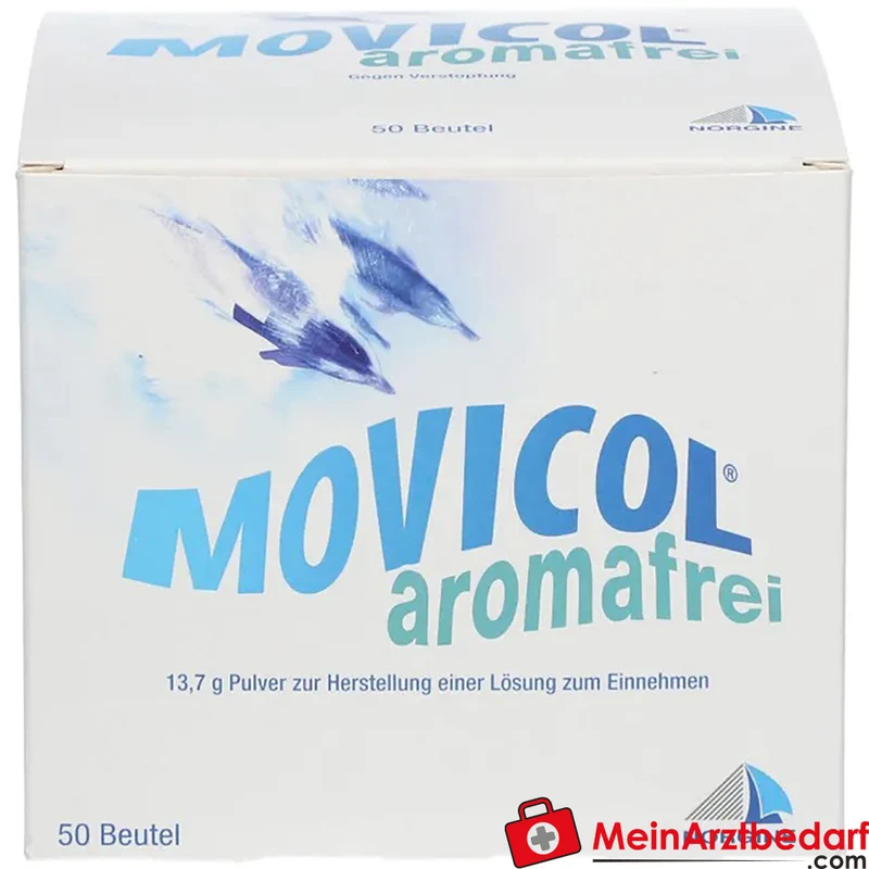 MOVICOL® aromafrei Macrogol 3350 + Elektrolyte Lösungspulver 50 Beutel