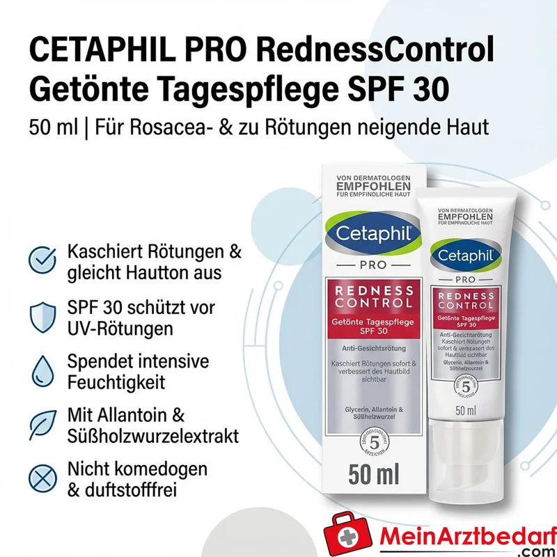 CETAPHIL PRO RednessControl getönte Tagespflege SPF 30 Creme 50 ml