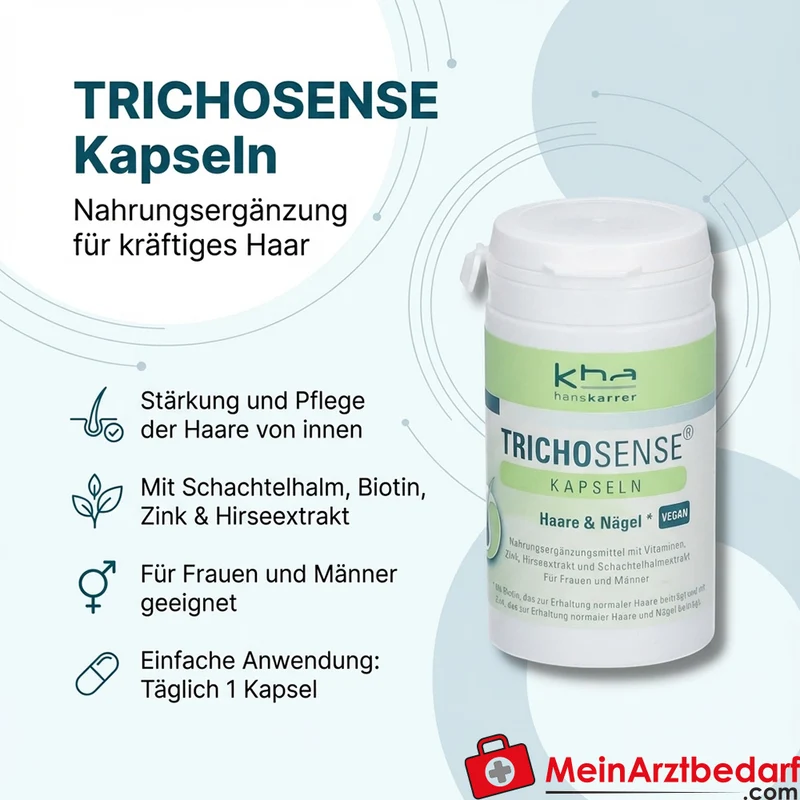 TRICHOSENSE Kapseln Schachtelhalm 250 mg Biotin Zink 60 Stück