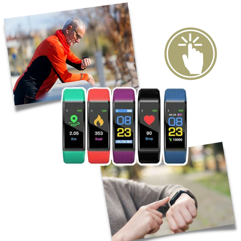 Smartwatch für Senioren - Einfache Bedienung - Gesundheits- und Trainingsüberwachung
