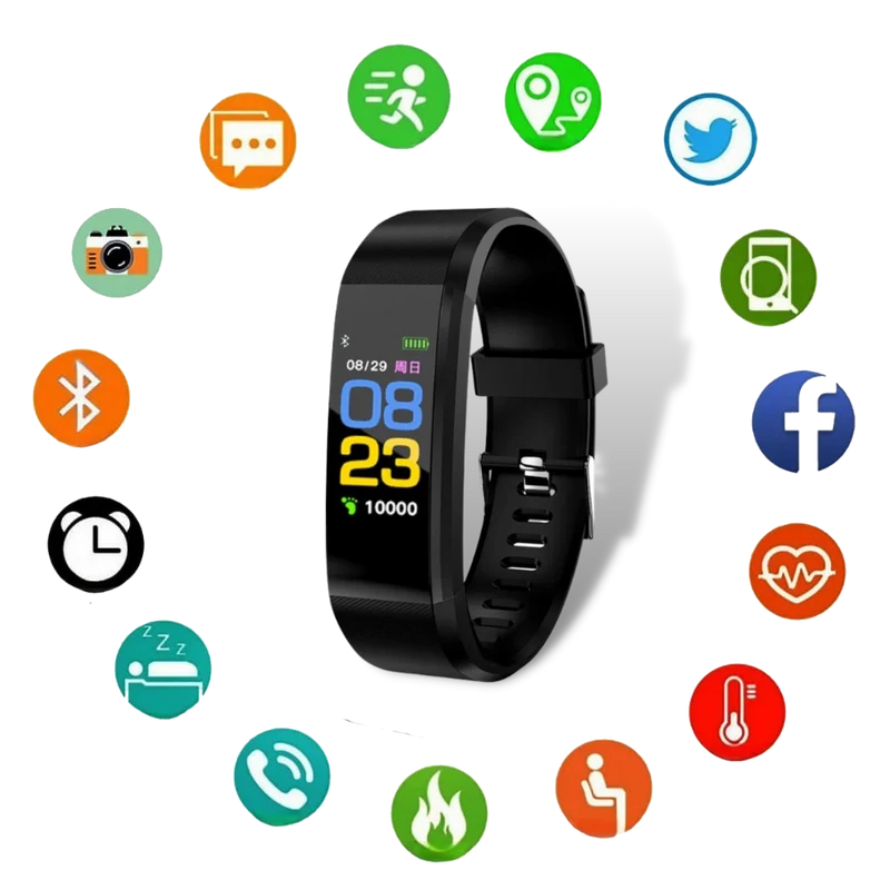 Smartwatch für Senioren - Einfache Bedienung - Gesundheits- und Trainingsüberwachung