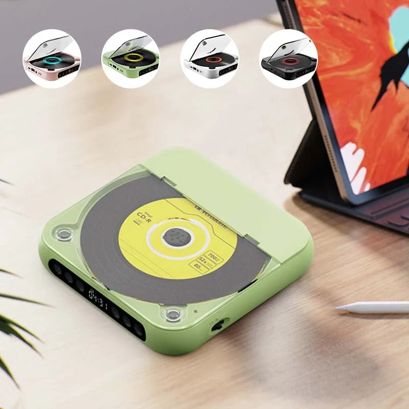 Tragbarer CD-Player - Bluetooth | Hi-Fi Sound | Mehrere Farben