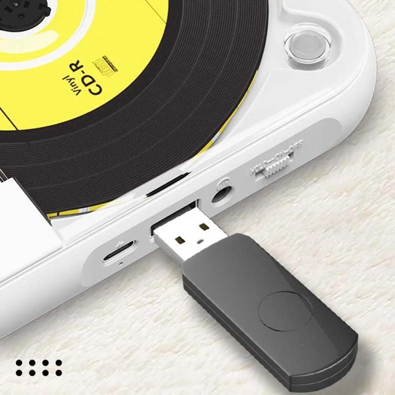 Tragbarer CD-Player - Bluetooth | Hi-Fi Sound | Mehrere Farben