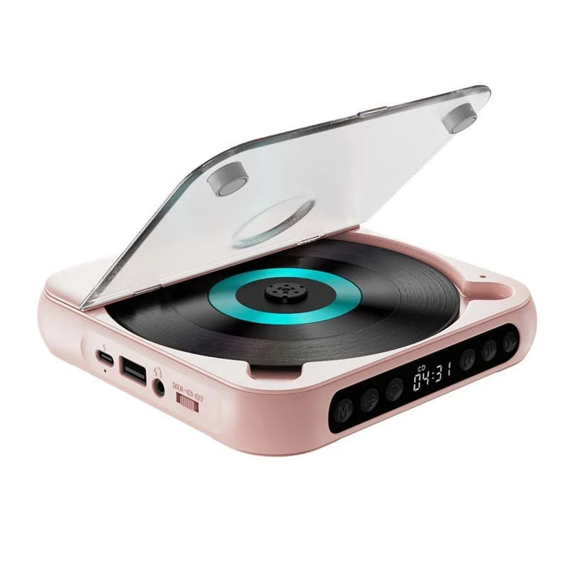 Tragbarer CD-Player - Bluetooth | Hi-Fi Sound | Mehrere Farben
