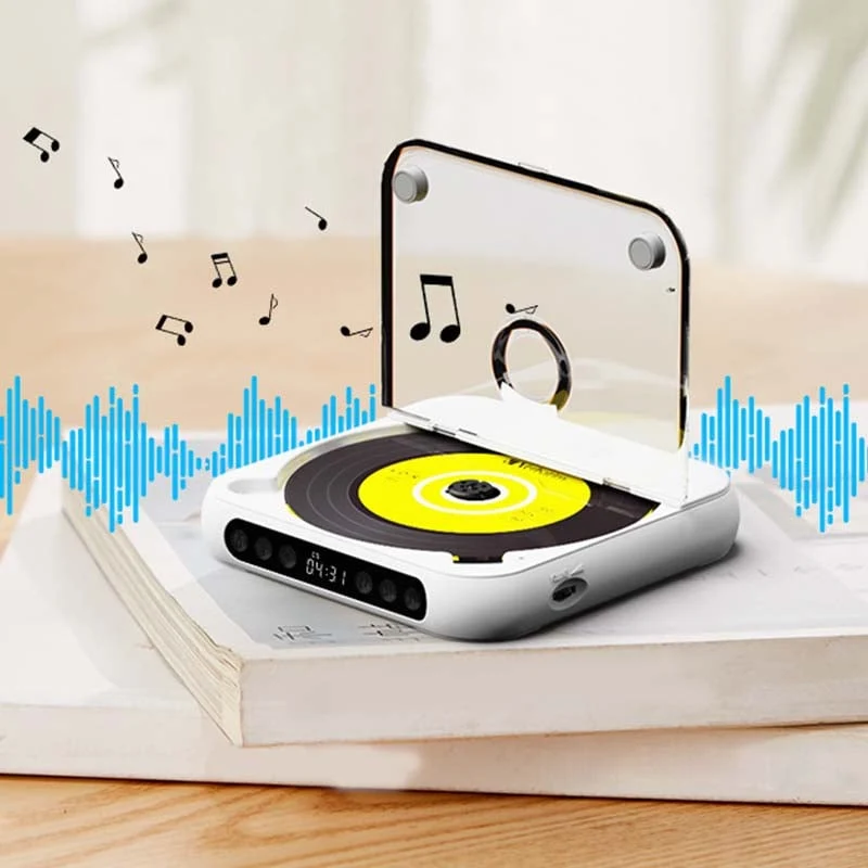 Tragbarer CD-Player - Bluetooth | Hi-Fi Sound | Mehrere Farben