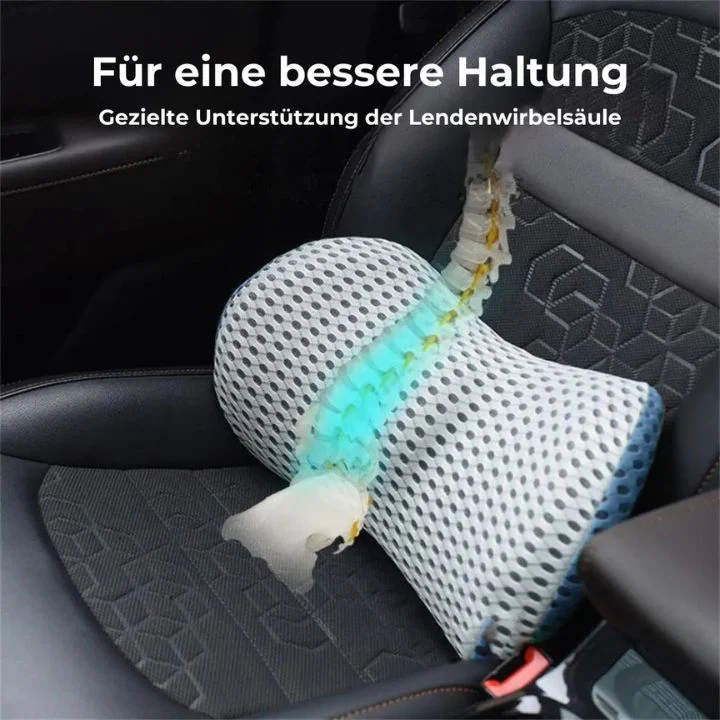 LendenKissen | Orthopädisches Lendenkissen – Premium Memory-Schaum Stützkissen