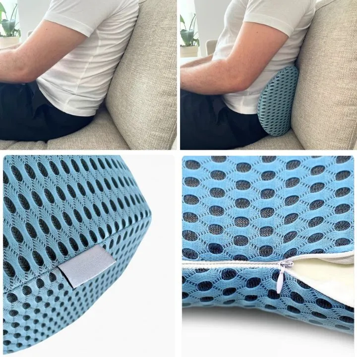 LendenKissen | Orthopädisches Lendenkissen – Premium Memory-Schaum Stützkissen