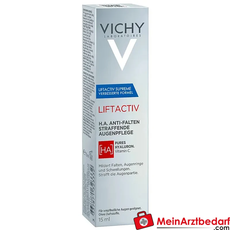 Vichy Liftactiv H.A. Anti-Falten straffende Augenpflege mit Hyaluronsäure, 15 ml