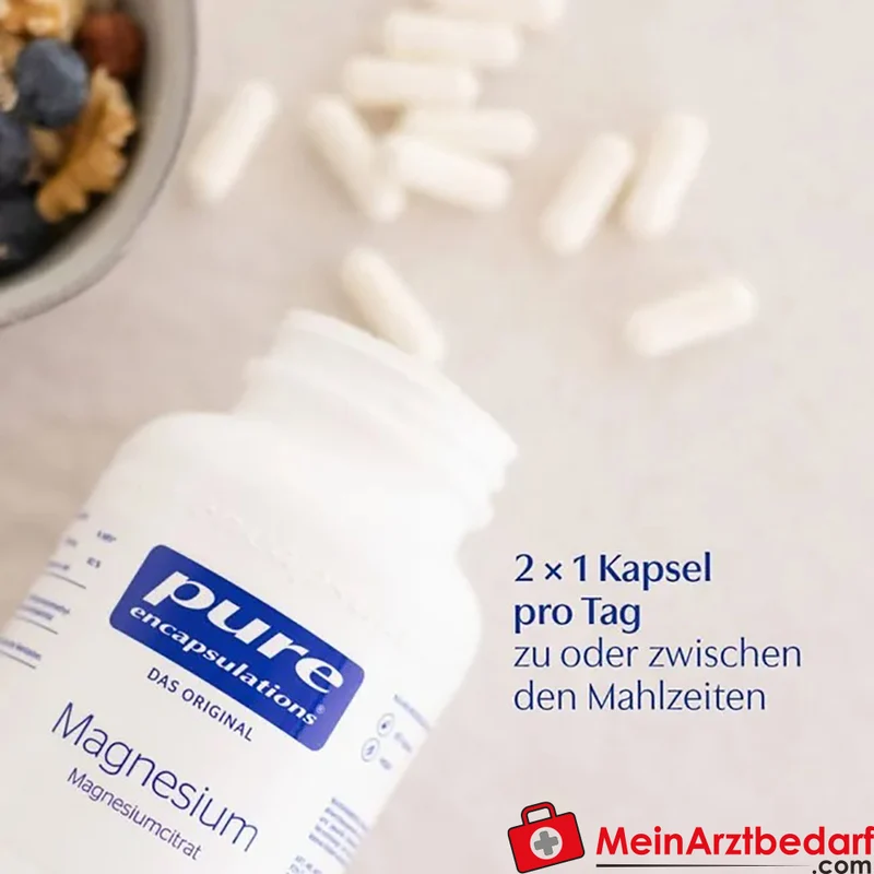 Pure Encapsulations Magnesiumcitrat Kapseln vegan laktose- und glutenfrei 90 Stück