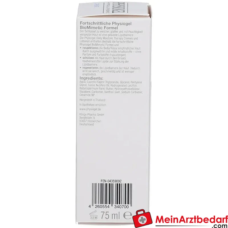 PHYSIOGEL Daily Moisture Therapy Creme 75 ml für trockene Haut