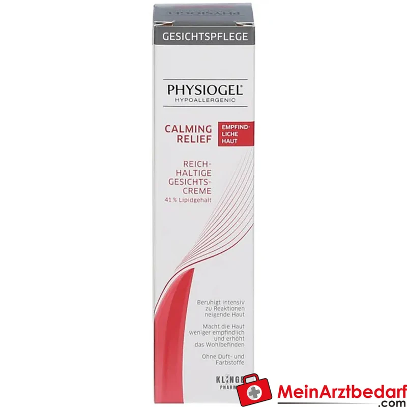 PHYSIOGEL Calming Relief Reichhaltige Gesichtscreme 40 ml für trockene, empfindliche Haut