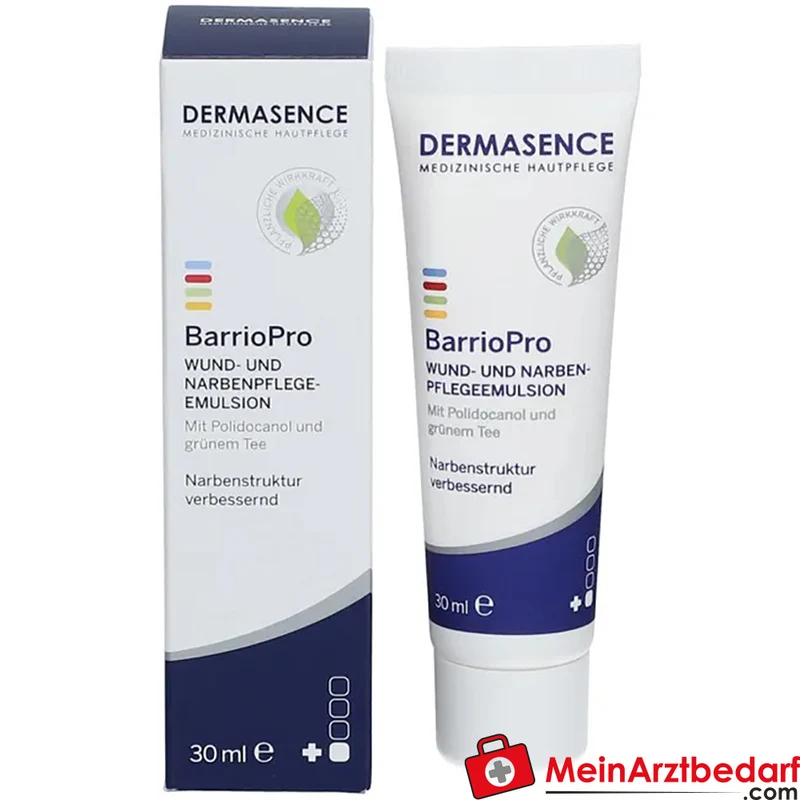 DERMASENCE BarrioPro Emulsion 30 ml Wund- und Narbenpflege Polidocanol Hyaluronsäure