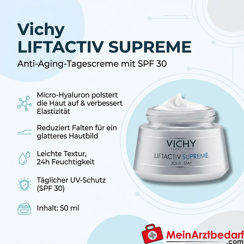 Vichy Liftactiv Supreme Tagescreme Micro‑Hyaluron SPF 30 50 ml