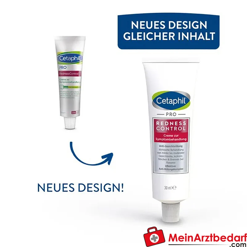 CETAPHIL PRO RednessControl Creme Medizinprodukt gegen Gesichtsrötungen (Rosazea) 30 ml