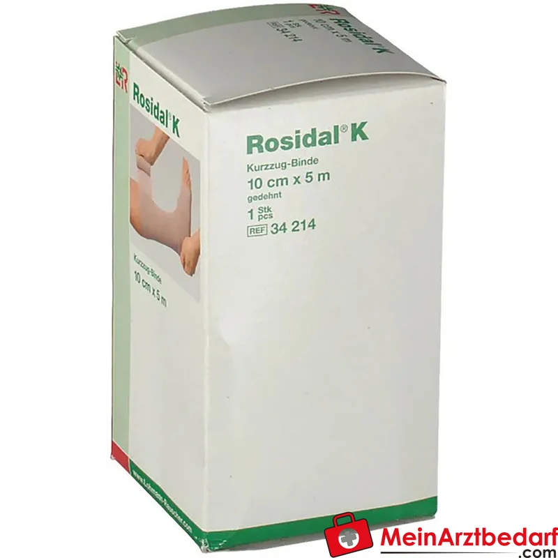 Rosidal K Kompressionsbandage 10 cm x 5 m Baumwolle