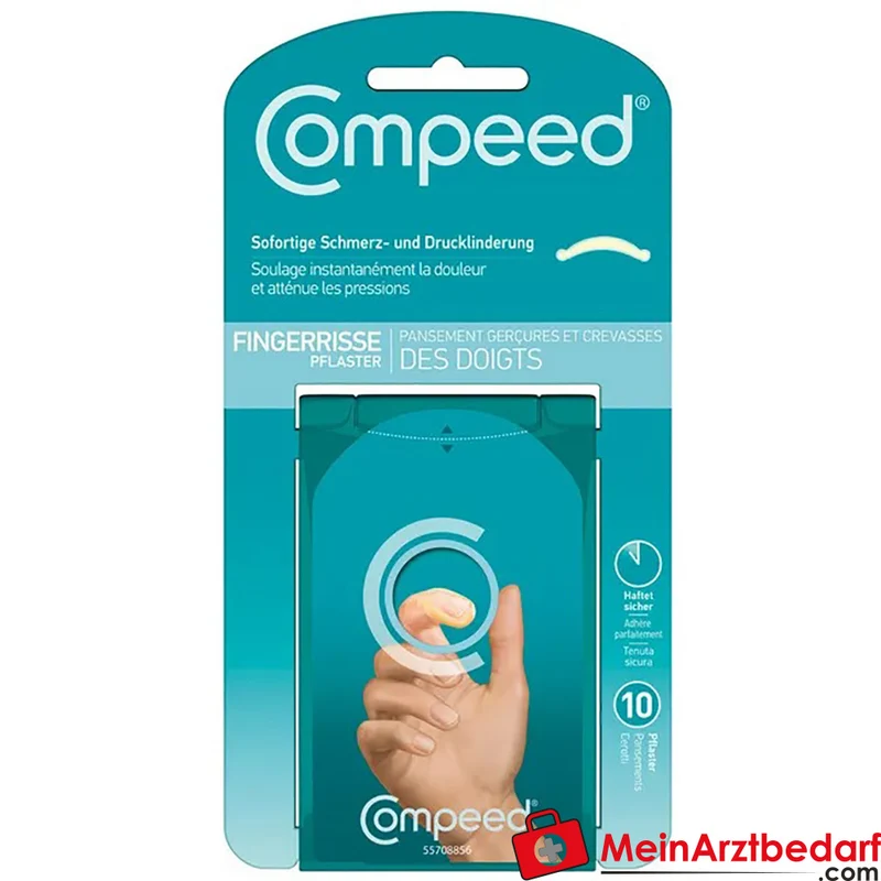 Compeed Fingerrissepflaster Hydrokolloid für Fingerspitzen 10 Stück