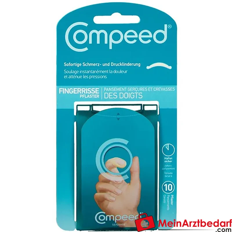 Compeed Fingerrissepflaster Hydrokolloid für Fingerspitzen 10 Stück