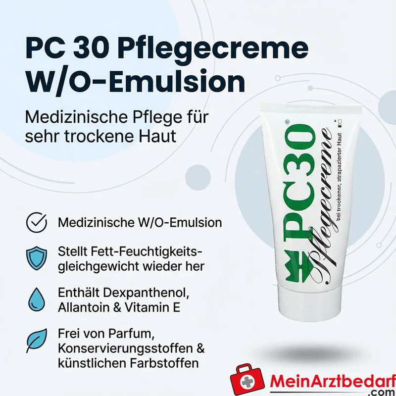PC 30 Pflegecreme W/O‑Emulsion mit Dexpanthenol 75 ml