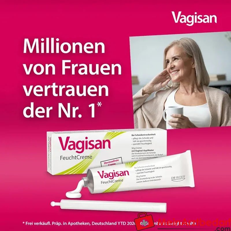 Vagisan FeuchtCreme mit Natrium DL‑lactat und Octyldodecanol Vaginalcreme 50 g