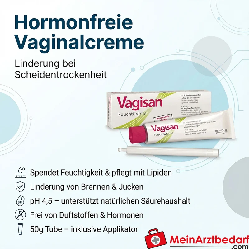 Vagisan FeuchtCreme mit Natrium DL‑lactat und Octyldodecanol Vaginalcreme 50 g