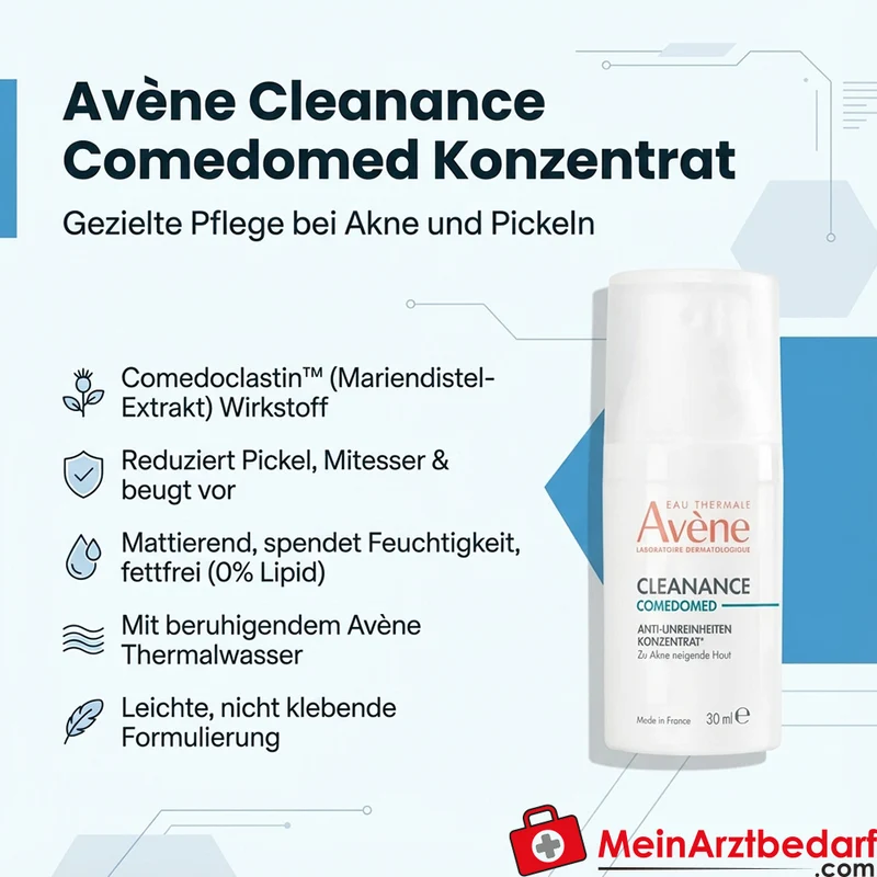 Avène Cleanance Comedomed Konzentrat Comedoclastin (Mariendistel-Extrakt) 30 ml