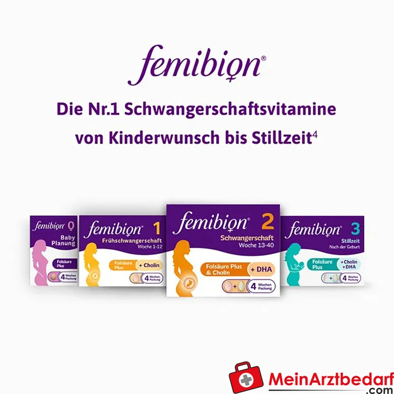 Femibion® 2 Schwangerschaft Folsäure & Metafolin Tabletten 2 x 56 St.