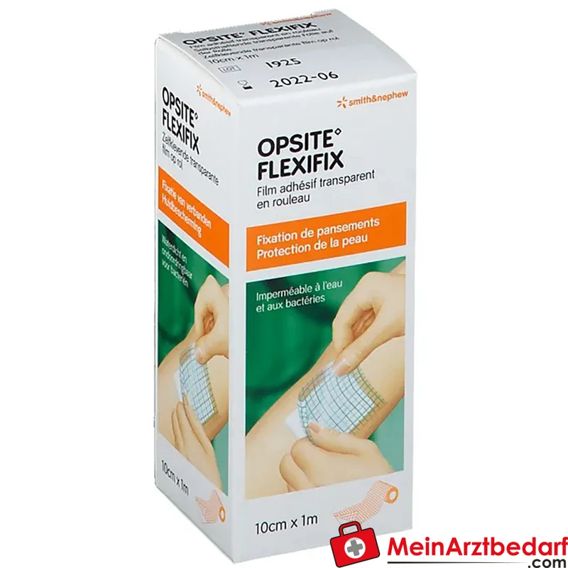 OPSITE Flexifix unsteril Polyurethan-Fixierfolie 10 cm x 1 m Rolle