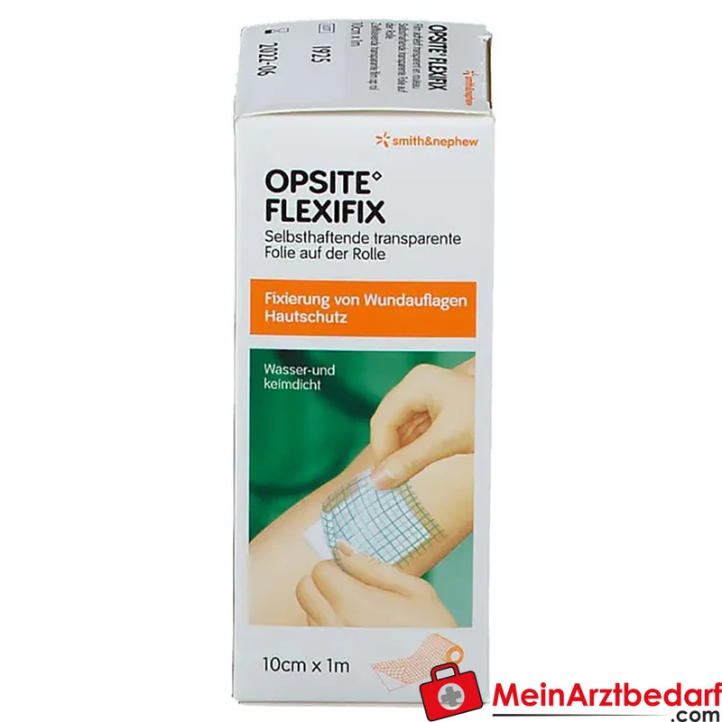 OPSITE Flexifix unsteril Polyurethan-Fixierfolie 10 cm x 1 m Rolle
