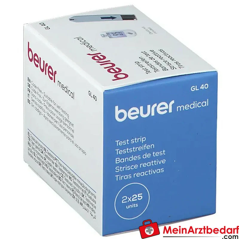 Beurer Blutzucker-Teststreifen GL40 50 Stück