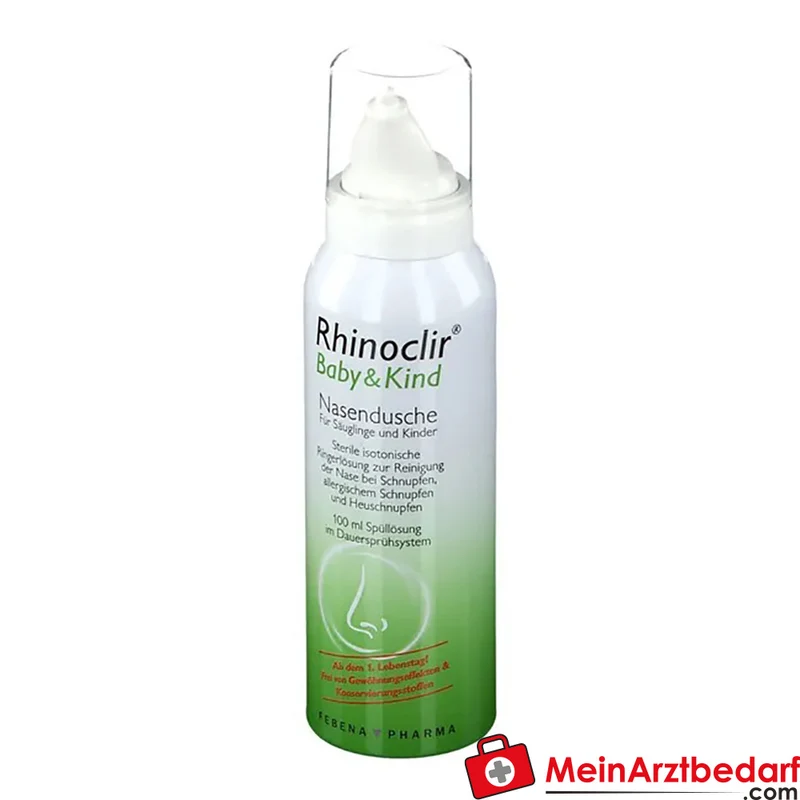 Rhinoclir Baby & Kind Nasendusche sterile isotonische Ringerlösung 100 ml