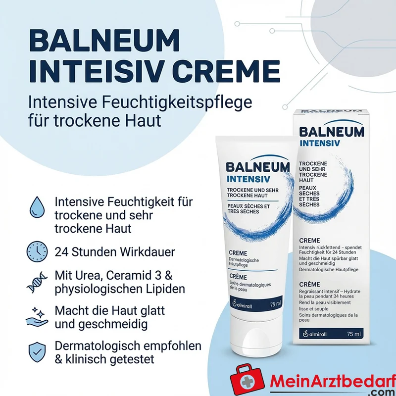 Balneum Intensiv Creme (Urea, Ceramid 3) 75 ml