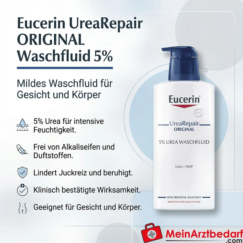 Eucerin UreaRepair ORIGINAL Waschfluid 5% 400 ml