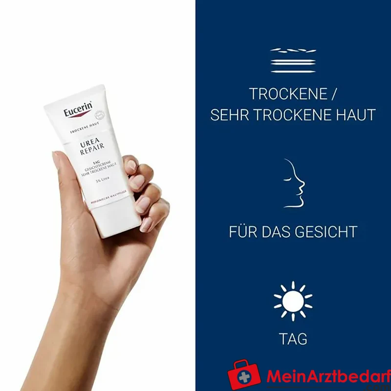Eucerin Urea Repair Tag Gesichtscreme 5% Urea 50 ml