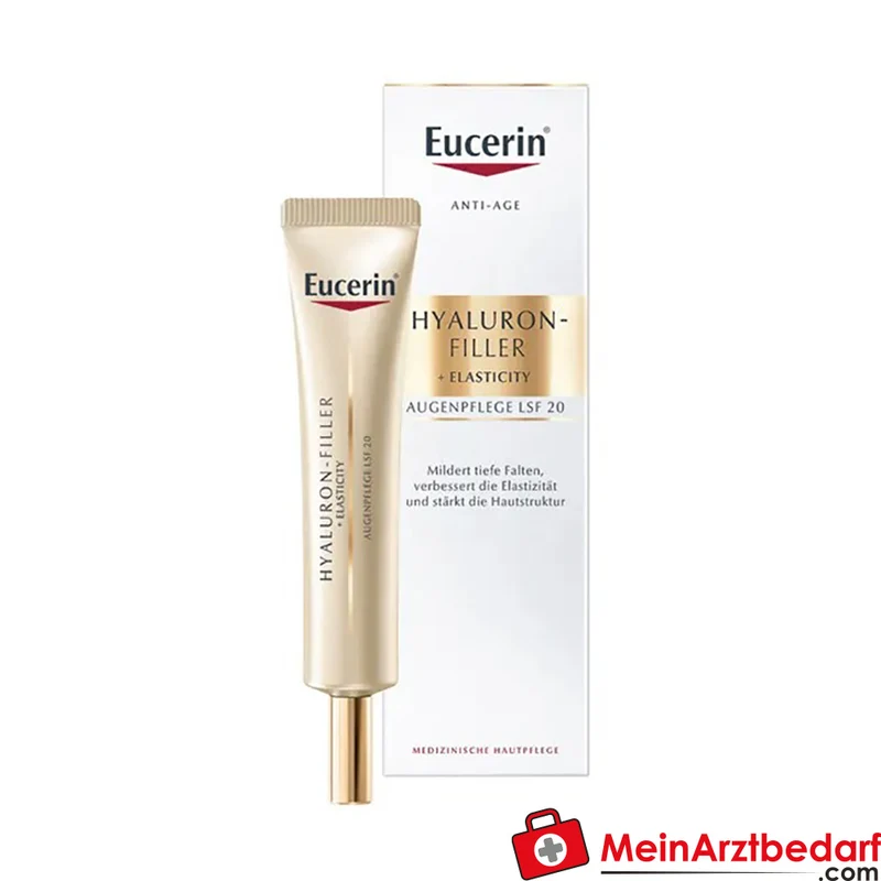 Eucerin HYALURON-FILLER + ELASTICITY Augencreme LSF 20 15 ml