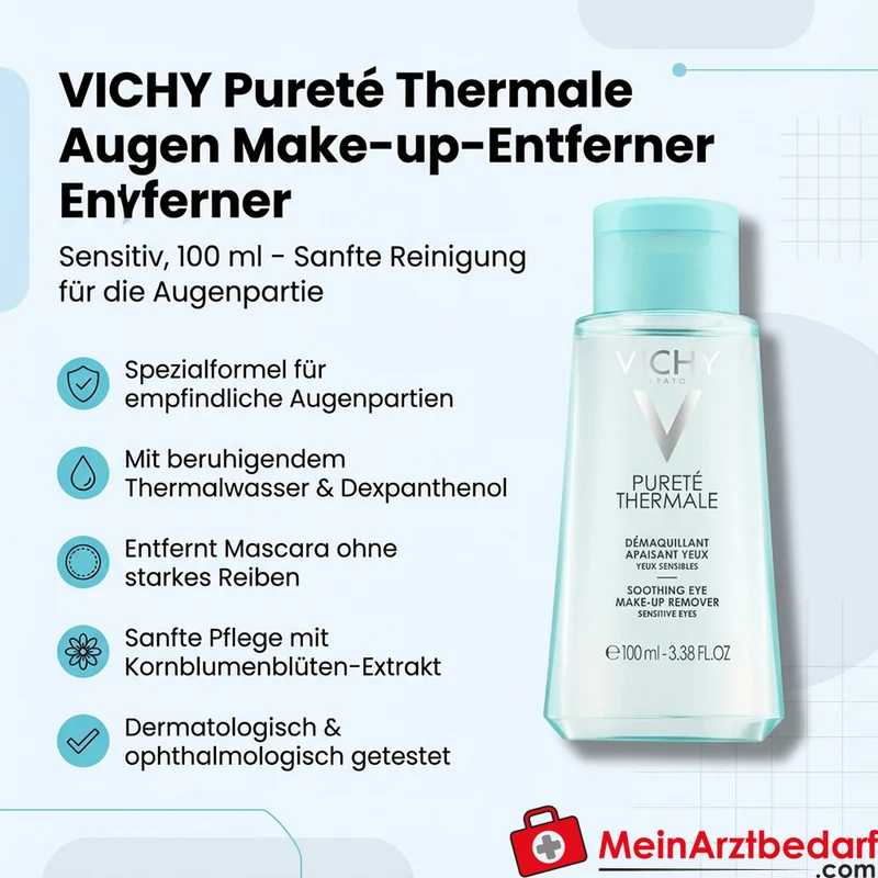 Vichy Pureté Thermale Augen-Make-up-Entferner sensitiv 100 ml