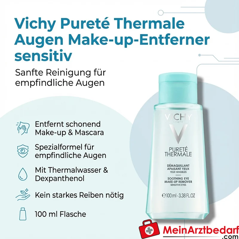 Vichy Pureté Thermale Augen-Make-up-Entferner sensitiv 100 ml