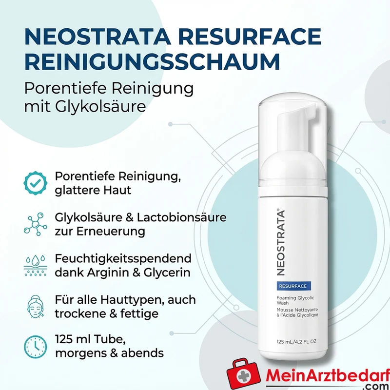 NeoStrata Resurface Reinigungsschaum Glykolsäure 125 ml