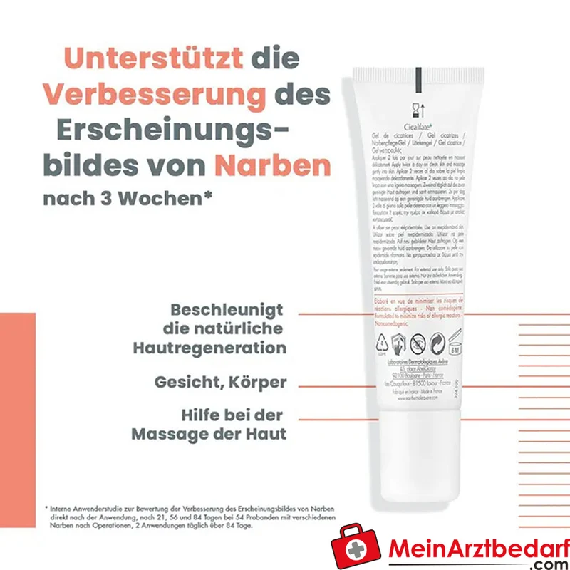 Avène Cicalfate+ Narbenpflege-Gel Natriumhyaluronat 30 ml
