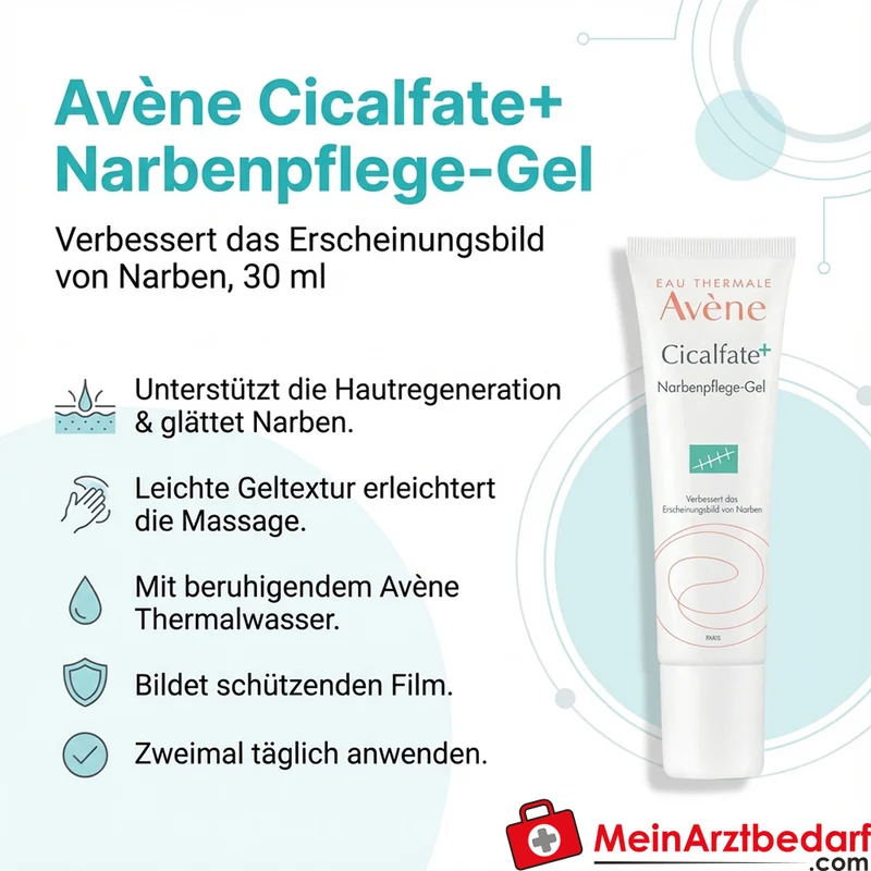 Avène Cicalfate+ Narbenpflege-Gel Natriumhyaluronat 30 ml