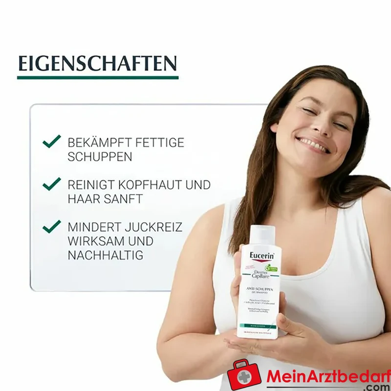 Eucerin DermoCapillaire Anti-Schuppen Gel-Shampoo Piroctonolamin 250 ml