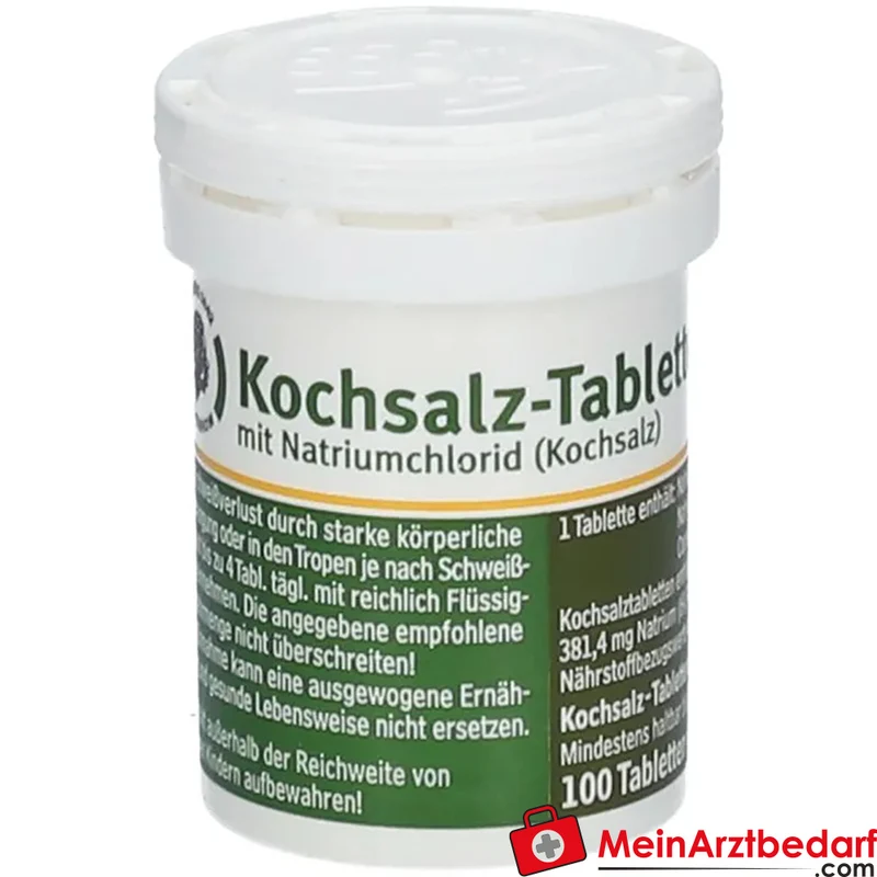 Kochsalztabletten 225 mg Natriumchlorid + 25 mg Natriumhydrogencarbonat Tabletten 100 Stück
