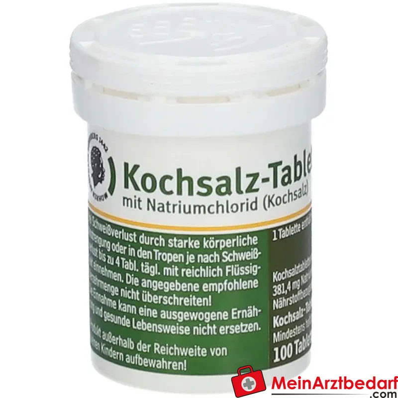 Kochsalztabletten 225 mg Natriumchlorid + 25 mg Natriumhydrogencarbonat Tabletten 100 Stück