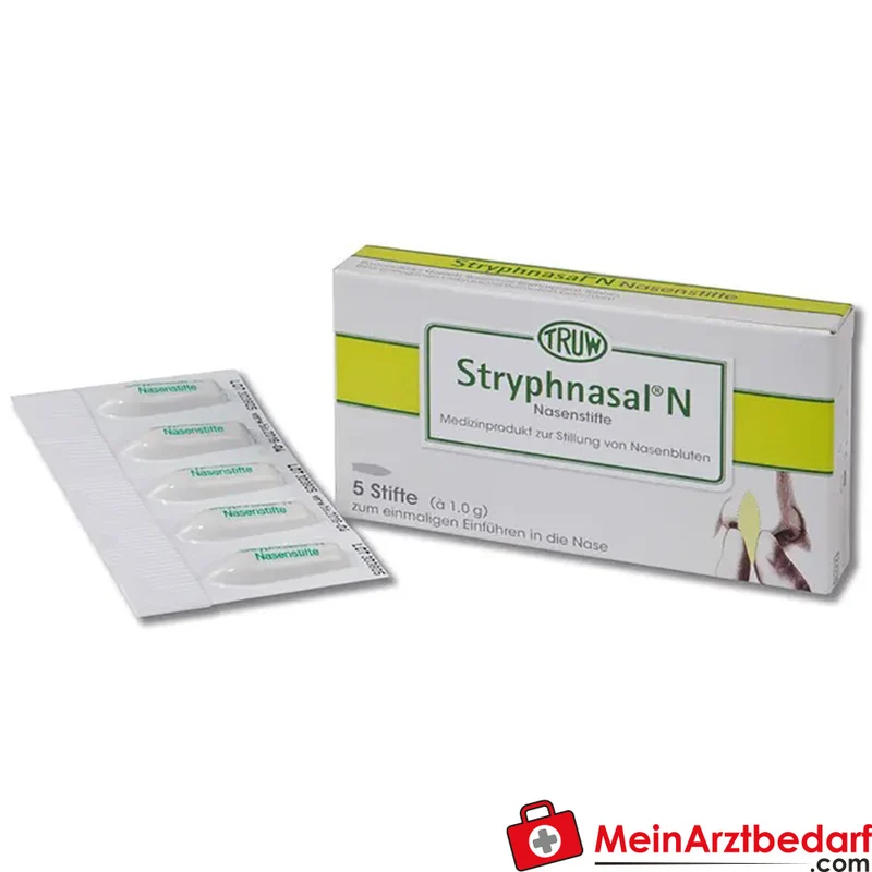 Stryphnasal N Tannin, basisches Bismutgallat Nasenstifte 5 Stück