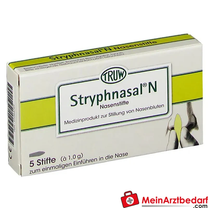 Stryphnasal N Tannin, basisches Bismutgallat Nasenstifte 5 Stück