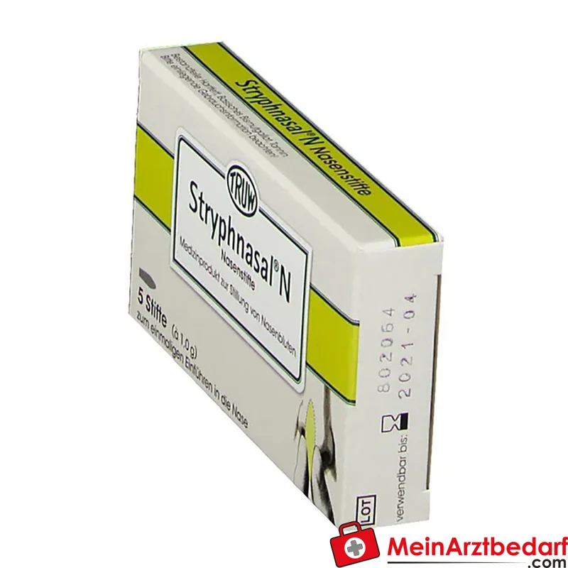 Stryphnasal N Tannin, basisches Bismutgallat Nasenstifte 5 Stück