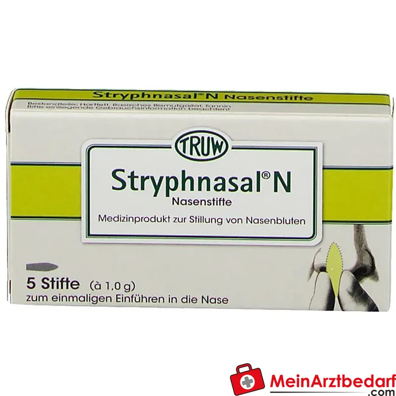 Stryphnasal N Tannin, basisches Bismutgallat Nasenstifte 5 Stück