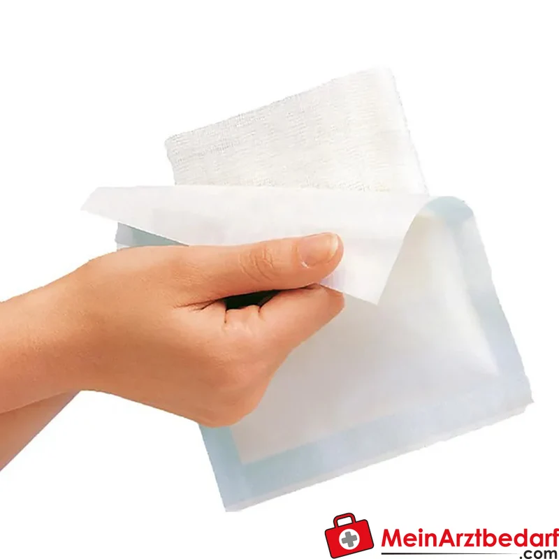 Gazin Mullkompresse 10 x 10 cm unsteril 8-lagig Verbandmull 100 Stück