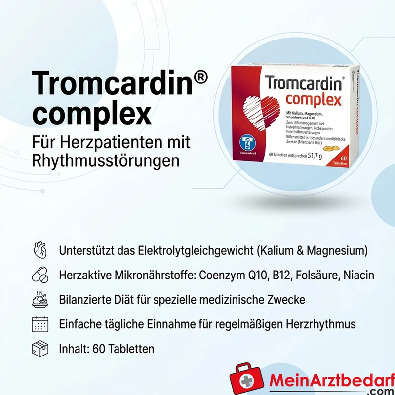 Tromcardin® complex Ubidecarenon 15 mg Kalium & Magnesium Tabletten 60 Stück