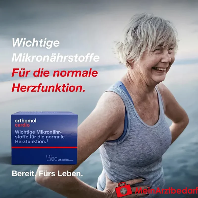 Orthomol Cardio Magnesium, Omega-3, Vitamin D3 Granulat/Tabletten/Kapseln 30 Tagesportionen